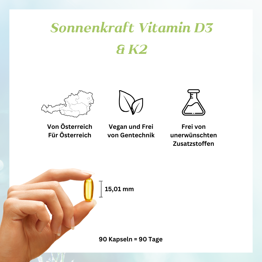 Sonnenkraft Vitamin D3 & K2