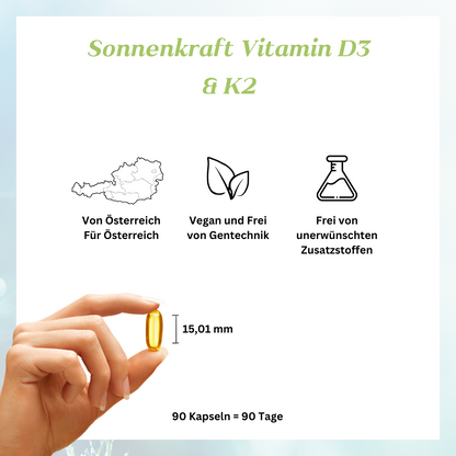 Sonnenkraft Vitamin D3 & K2